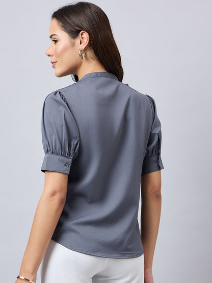 Style Quotient Women Solid Regular Fit Shirt