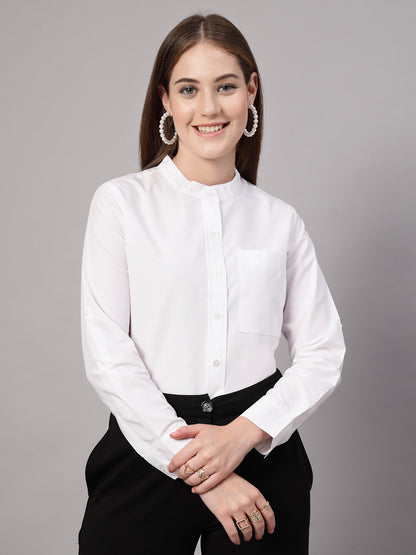 Style Quotient Women White Formal shirt