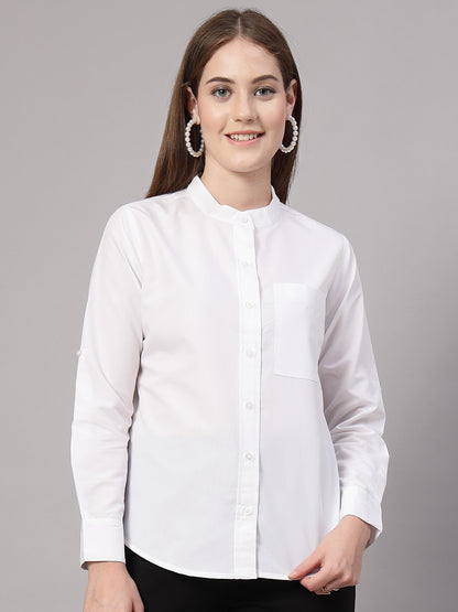 Style Quotient Women White Formal shirt