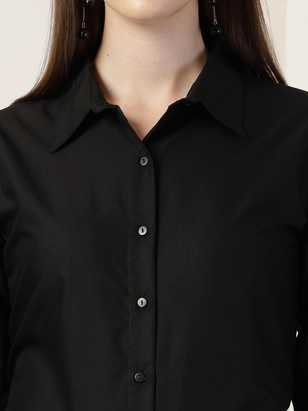Style Quotient Women Black formal shirt