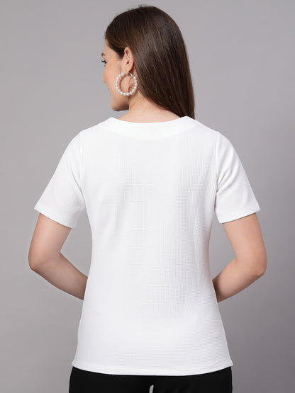 Style Quotient Women White top